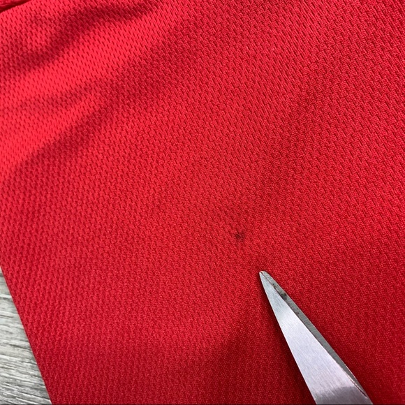 Ohio State Buckeyes The Oval Campus Mens Polo Shirt Red Size Small - Picture 5 of 9